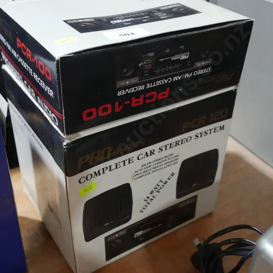 Pro series car stereo system etc
