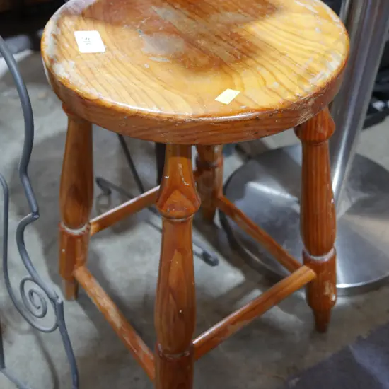 Wooden stool