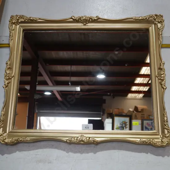 Gilt framed mirror