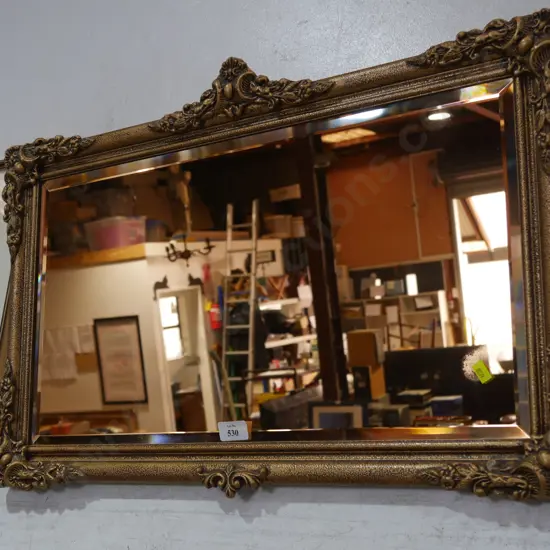 Gilt framed mirror