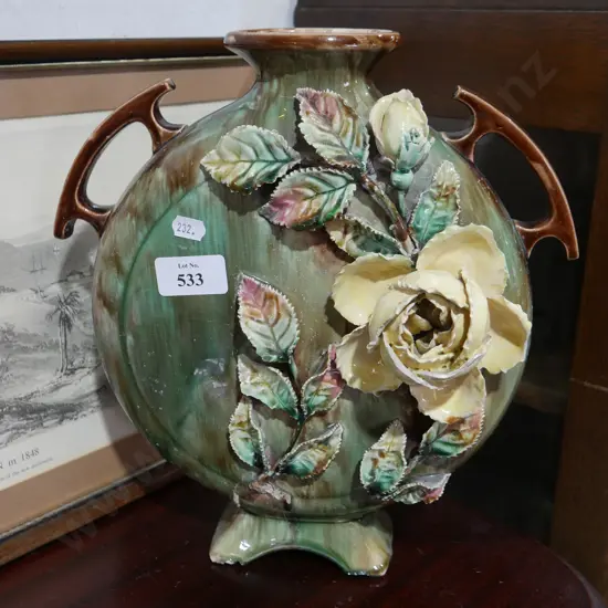 Colonial pottery vase