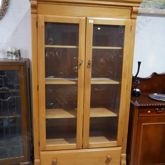 Glazed display cabinet
