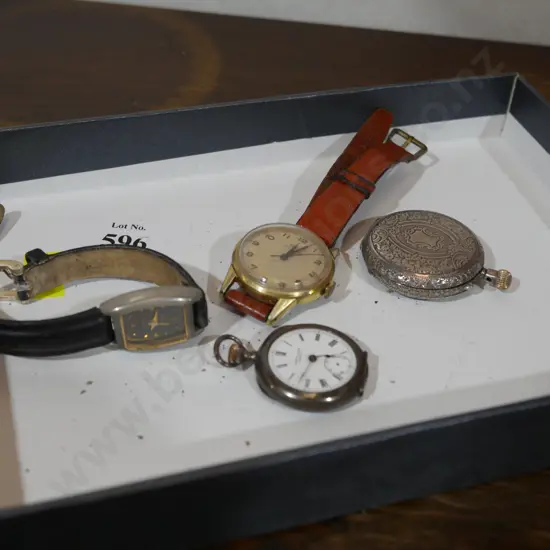 Pocket watch, wrist watches