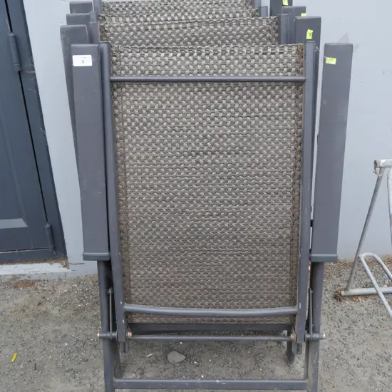 4 outdoor folding chairs