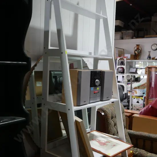 Ladder shelf