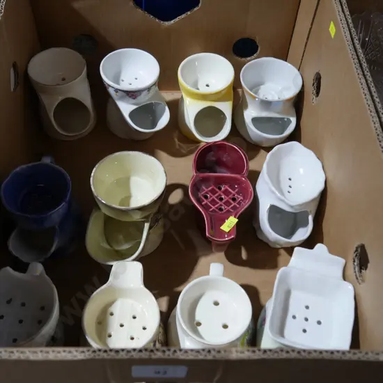 Assorted shaving mugs