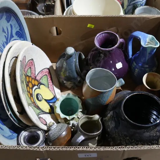 Assorted pottery