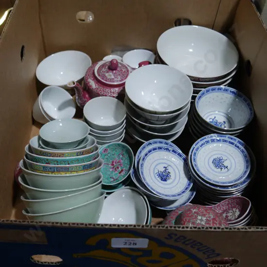 Oriental china bowls etc