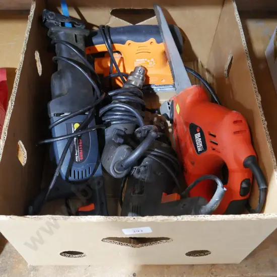 Box of power tools