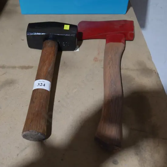 Axe and hammer