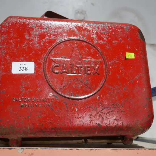 Caltex petrol can