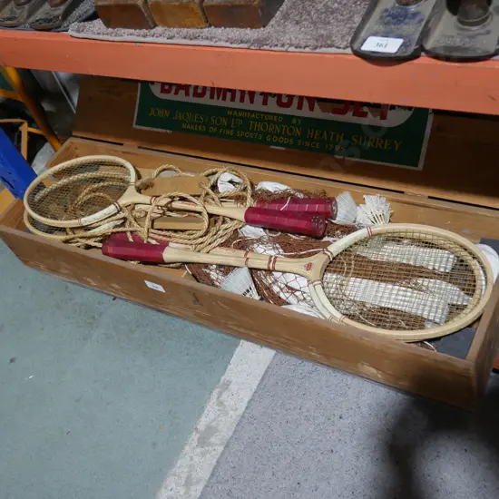 Vintage badminton set