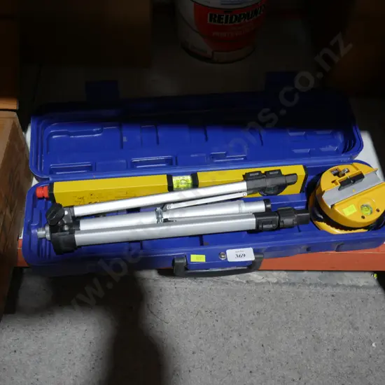 Laser level & tripod