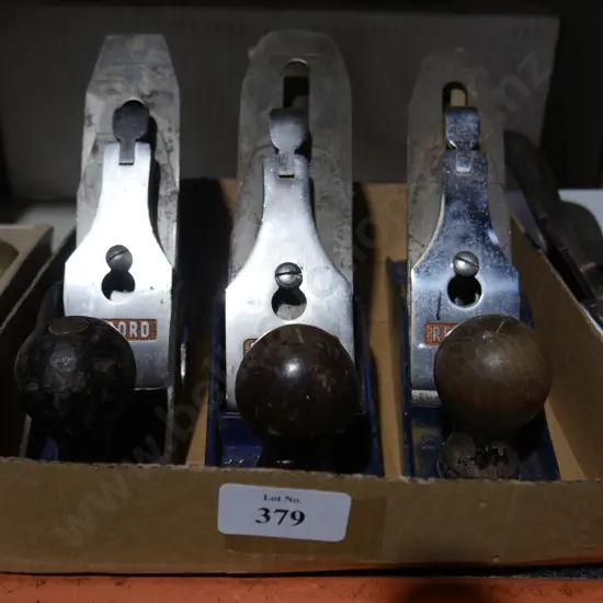 3 vintage record wood planes