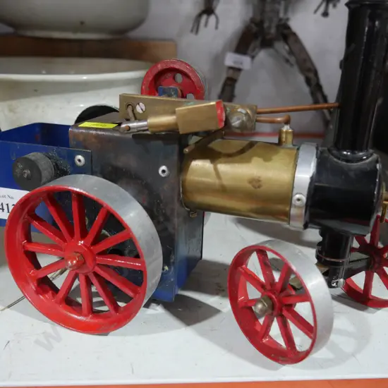 Steam engine tractor