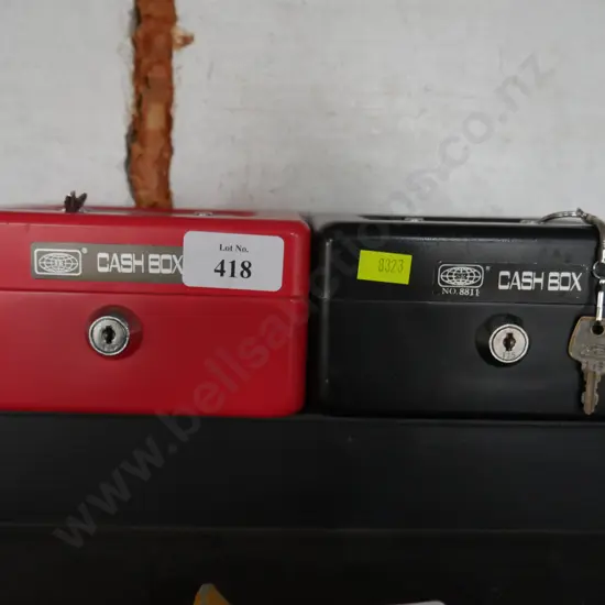 2 cash boxes