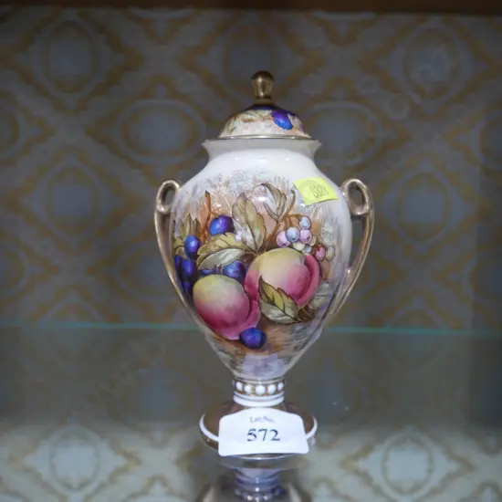 Aynsley small  vase n lid