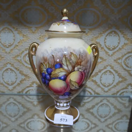 Aynsley lidded vase