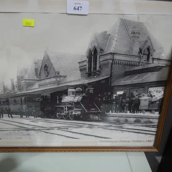 Christchurch railway station picture