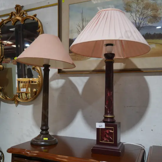 2 lamps