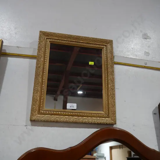 Gilt frame mirror