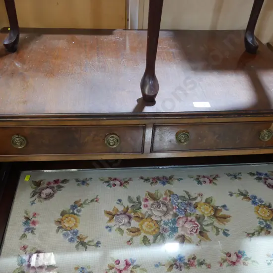 Drop side hall table