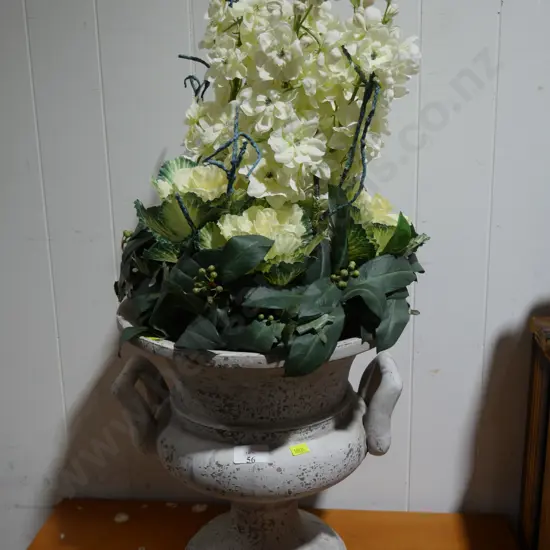 Artificial plants in Urn planter