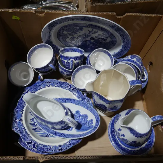 Woodsware blue and white china