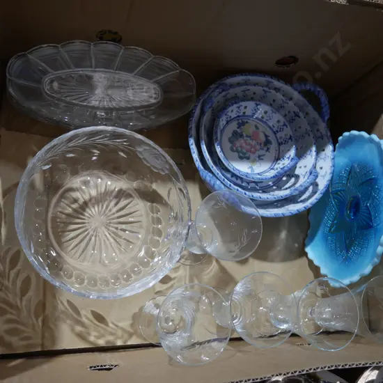 Glassware etc
