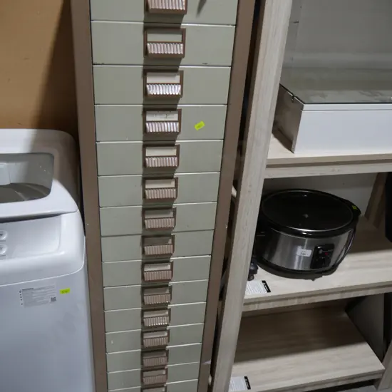 Small filing drawers