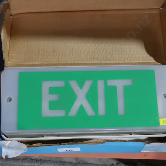 Light up exit sign