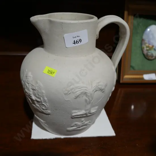 Luke Adams hunting scene jug