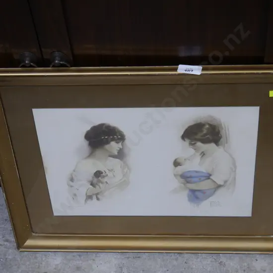 Bessie Pease Gutmann poverty & riches print