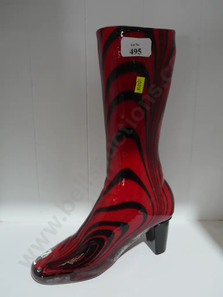 Art glass boot Image 1++