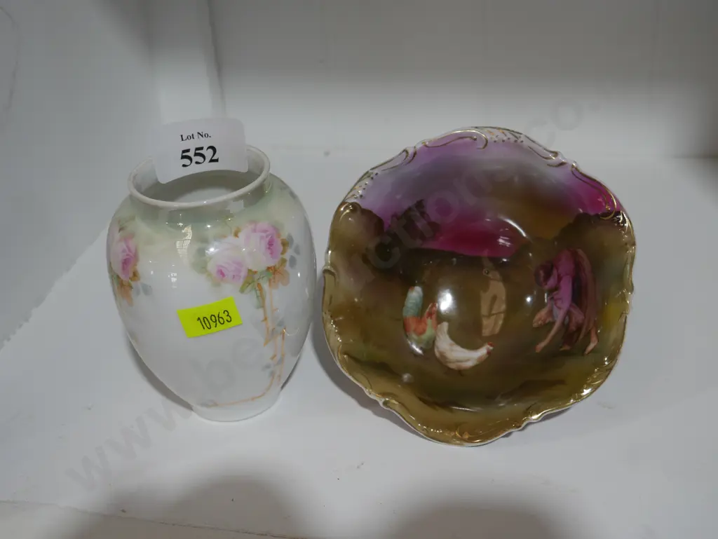 Royal Bayreuth vase and dish Image 1++