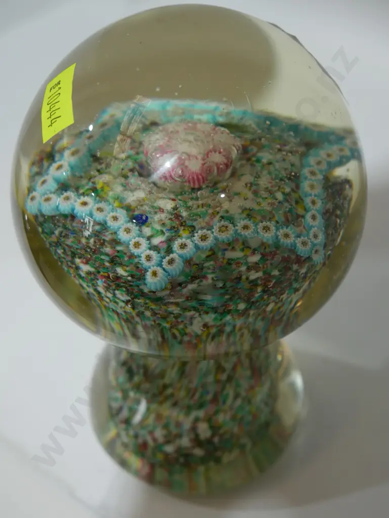 1850s Scottish glass mushroom paperweight Image 1++