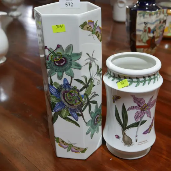 2 Portmeirion The Botanic Gardens vases