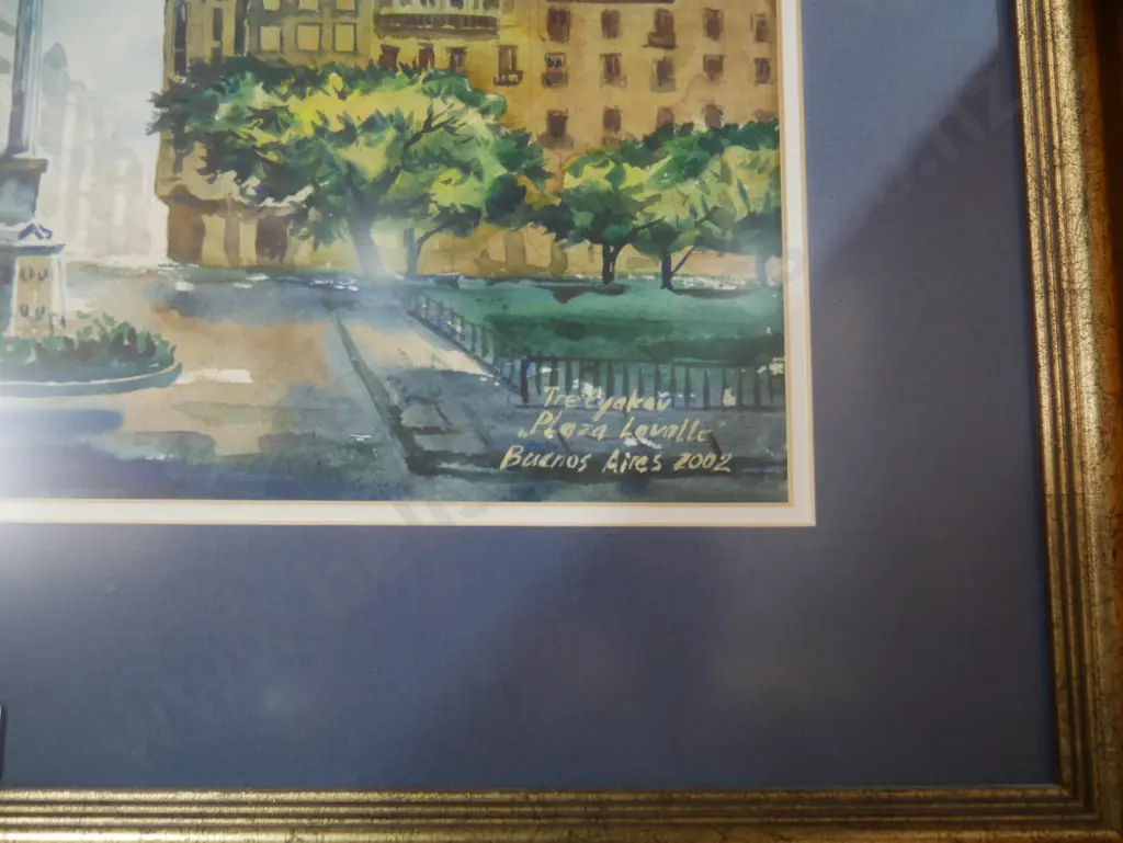 Tretyakov "Plaza Lavalle" Buenos Aires 2002 artwork Image 1++