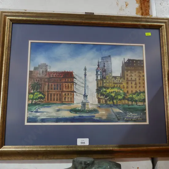 Tretyakov "Plaza Lavalle" Buenos Aires 2002 artwork