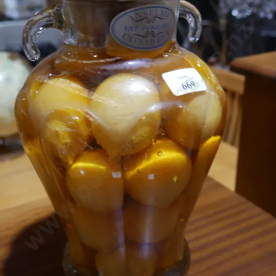 Jar preserved lemons