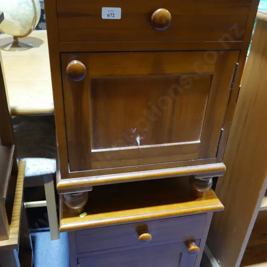 Two bedside cabinets