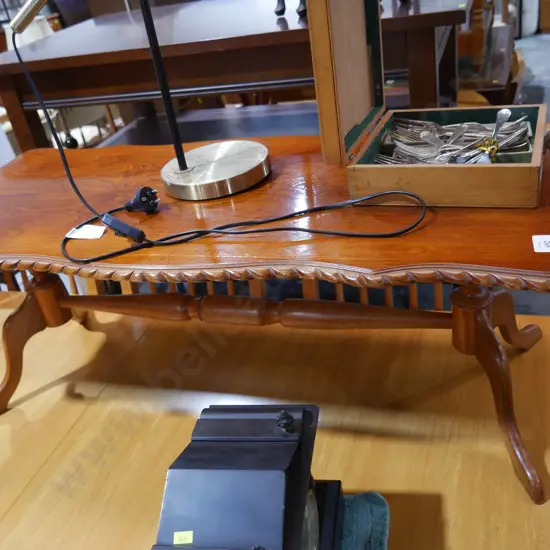 Rope edge coffee table