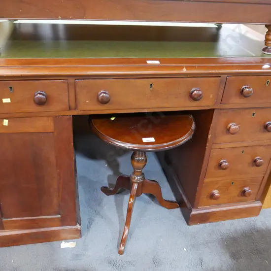 Leather top desk