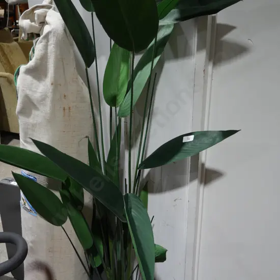 Artificial plant in pot