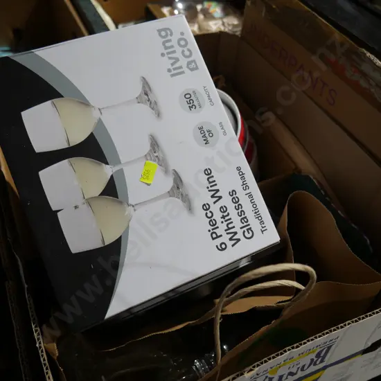 Glassware, kitchen bowls etc