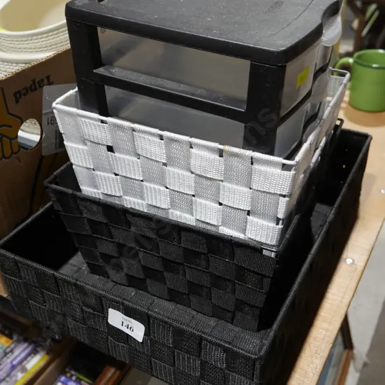 Modern storage bins