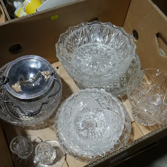 Crystal, glassware etc