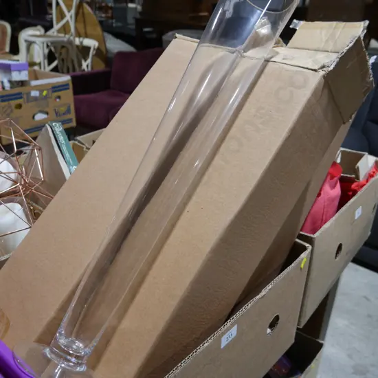 Large boxed glassware