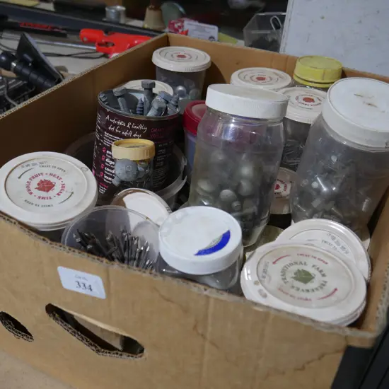 Nuts bolts , nails, ect