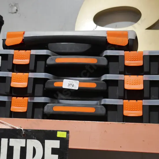 4 tactix organiser boxes